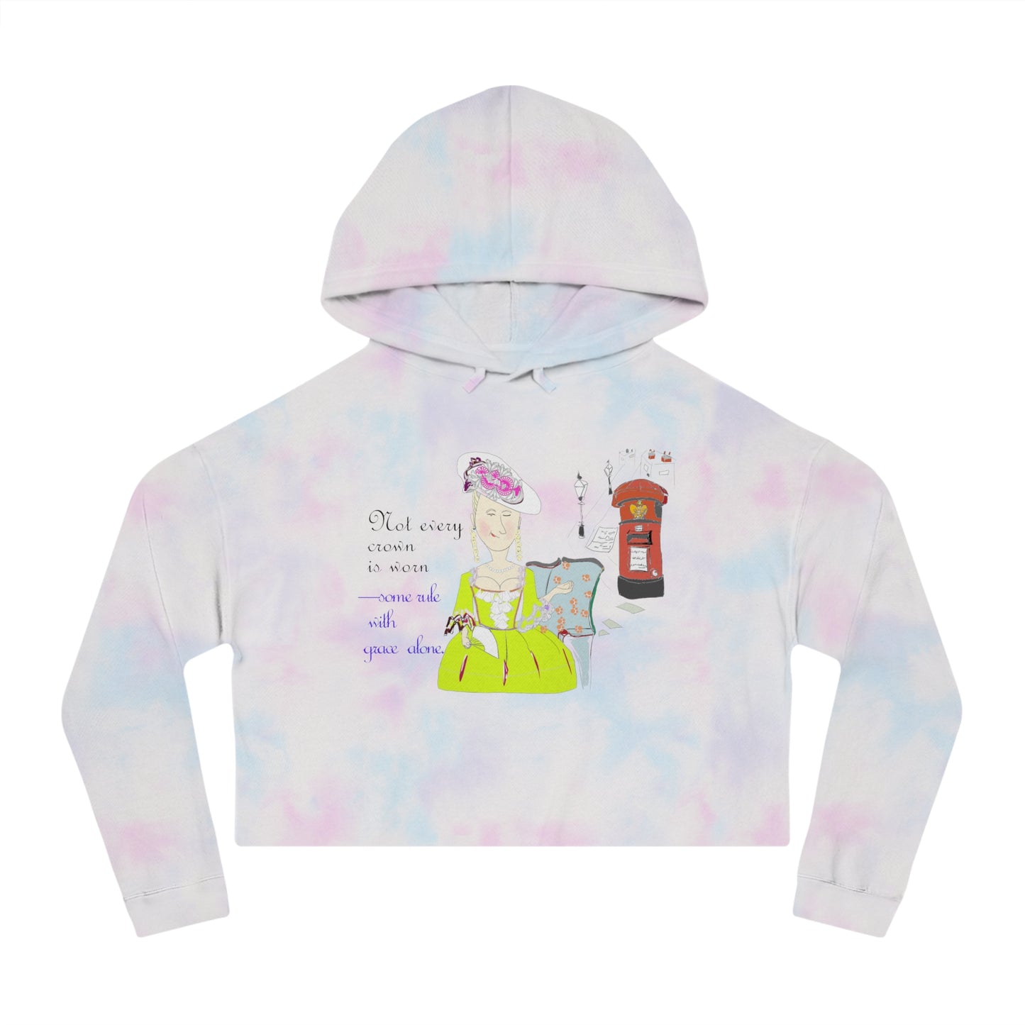 Sudadera corta con capucha vintage de estilo inglés: estilo urbano retro con estilo | FunWearCode