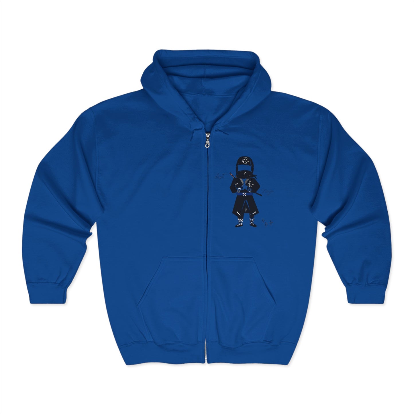 Sudadera ninja con cremallera, divertida y acogedora - Camiseta gráfica clásica de estilo japonés | FunWearCode