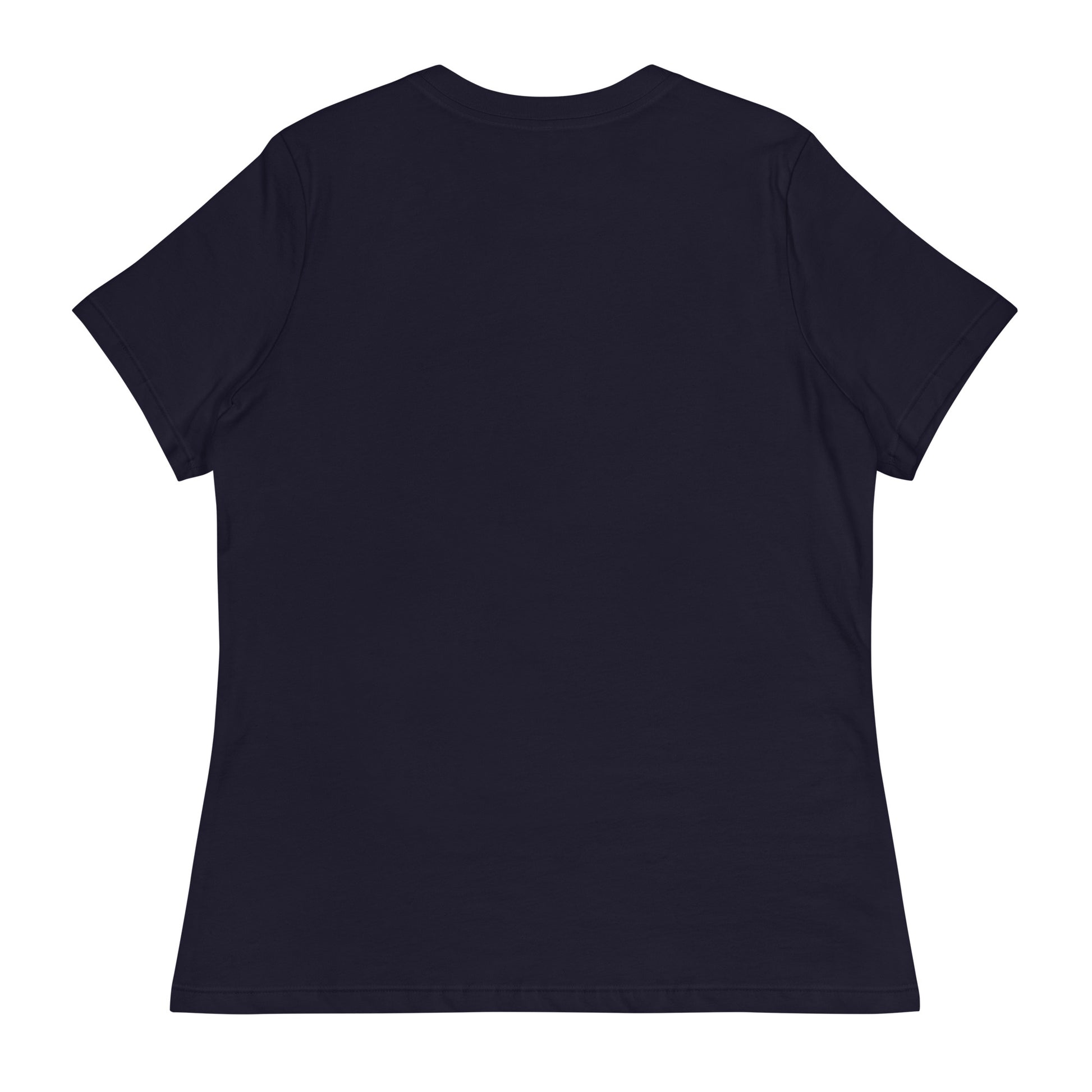 Black t-shirt on a white background