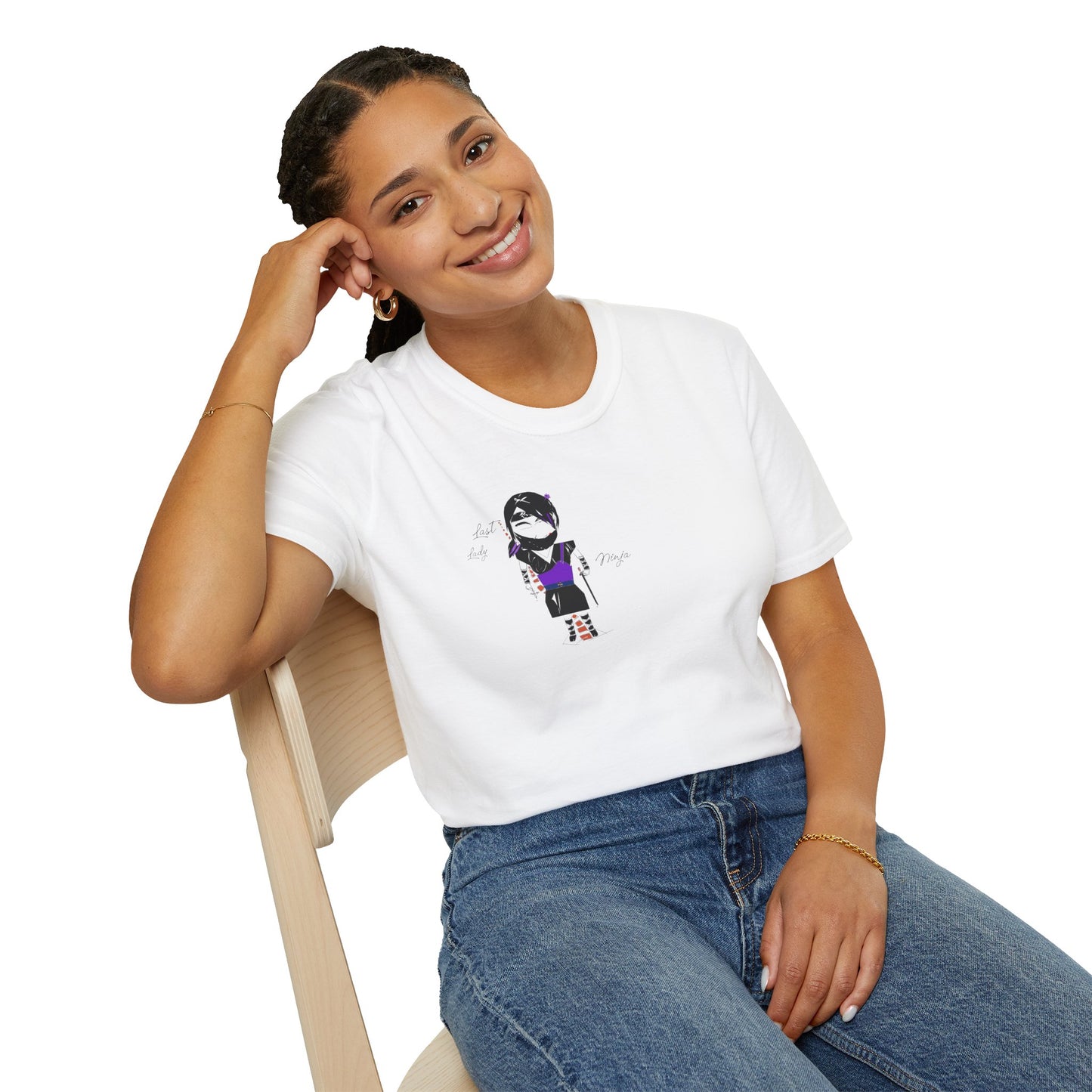 Camiseta Ninja para Mujer – Camiseta Gráfica de Artes Marciales Femeninas | FunWearCode