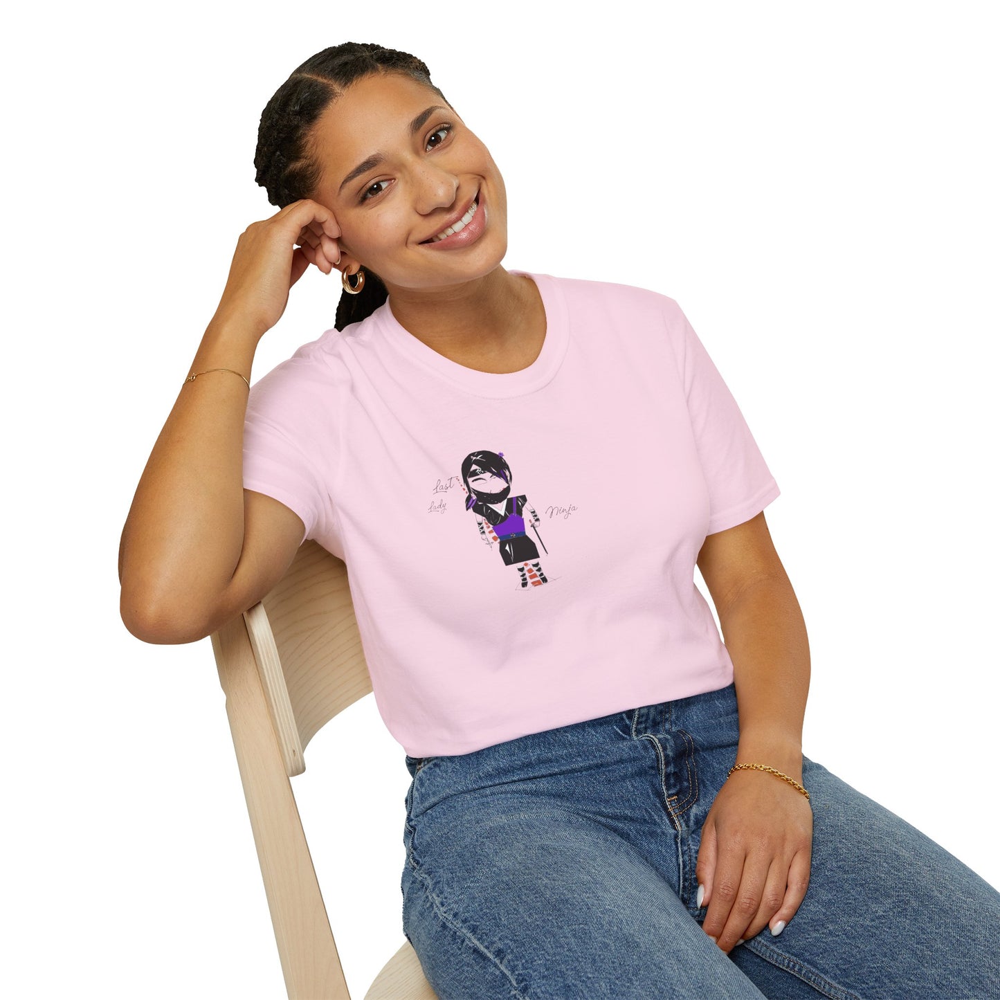 Camiseta Ninja para Mujer – Camiseta Gráfica de Artes Marciales Femeninas | FunWearCode