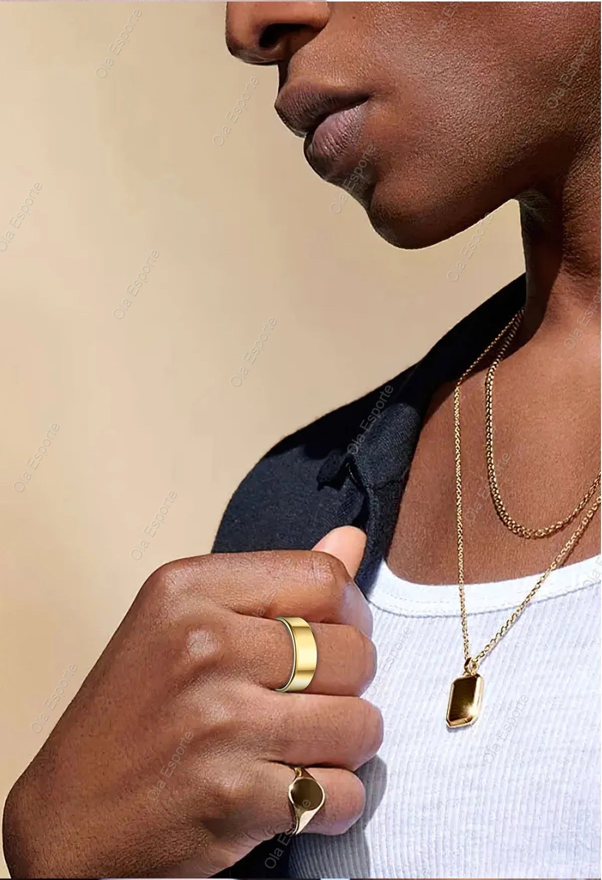 Anillo inteligente unisex resistente al agua: monitoriza la frecuencia cardíaca, la presión arterial, el sueño y la actividad | Selección de FunWearCode