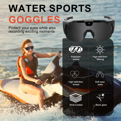 Sports HD Video Glasses - Hiking Jogging Cycling Skiing Climbing Flying Dynamic Recorder Goggles | FunWearCode's Selection