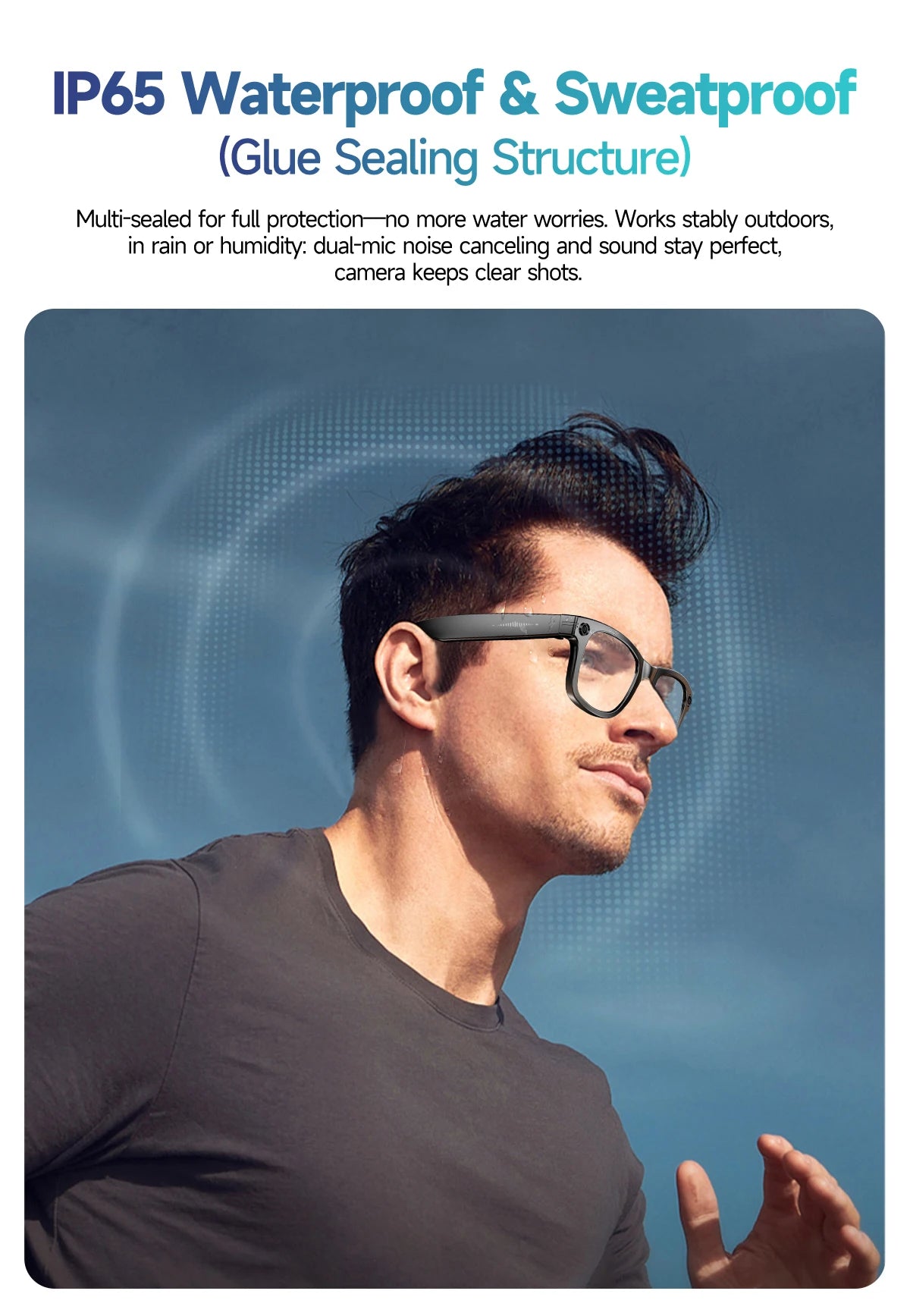 Verbesserte Smart-Sonnenbrille Unisex – Kamera, Video, KI-Interaktion, Übersetzung, Bluetooth-Anrufe | Auswahl von FunWearCode