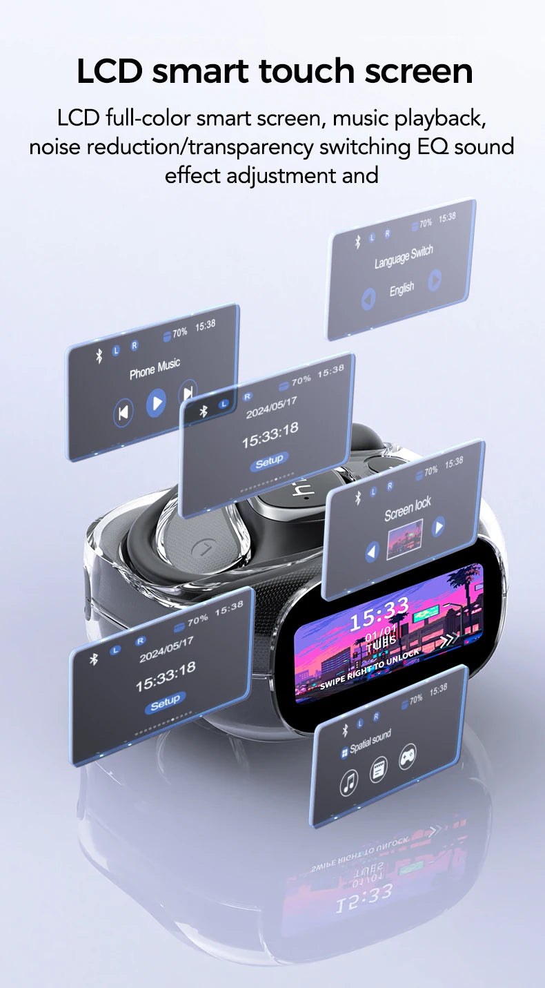 AI Translator Sports Wireless Earphones - Full-Color Touch Screen Ultra Long Battery Life
| FunWearCode's Selection