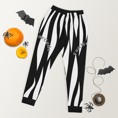 Women's Slim Fit Joggers | Sports Streetwear Zebra Sweatpants | FunWearCode