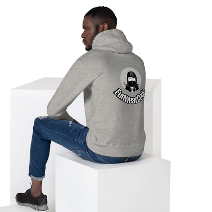 Sudadera con capucha premium: diseño gráfico ninja único y caprichoso | FunWearCode