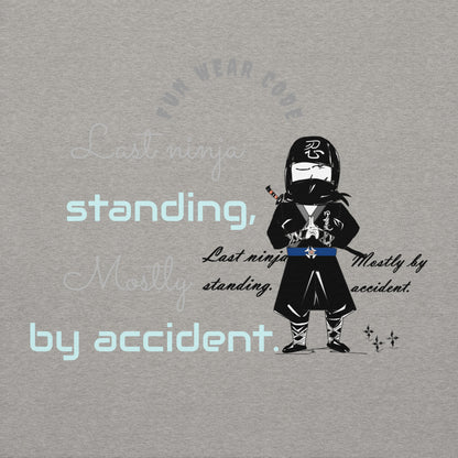 Sudadera con capucha premium: diseño gráfico ninja único y caprichoso | FunWearCode