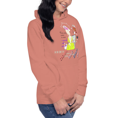 Trendy Vintage English Lady Hoodie – Stylish Retro Streetwear | FunWearCode