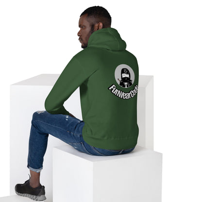 Sudadera con capucha premium: diseño gráfico ninja único y caprichoso | FunWearCode