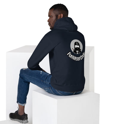 Sudadera con capucha premium: diseño gráfico ninja único y caprichoso | FunWearCode