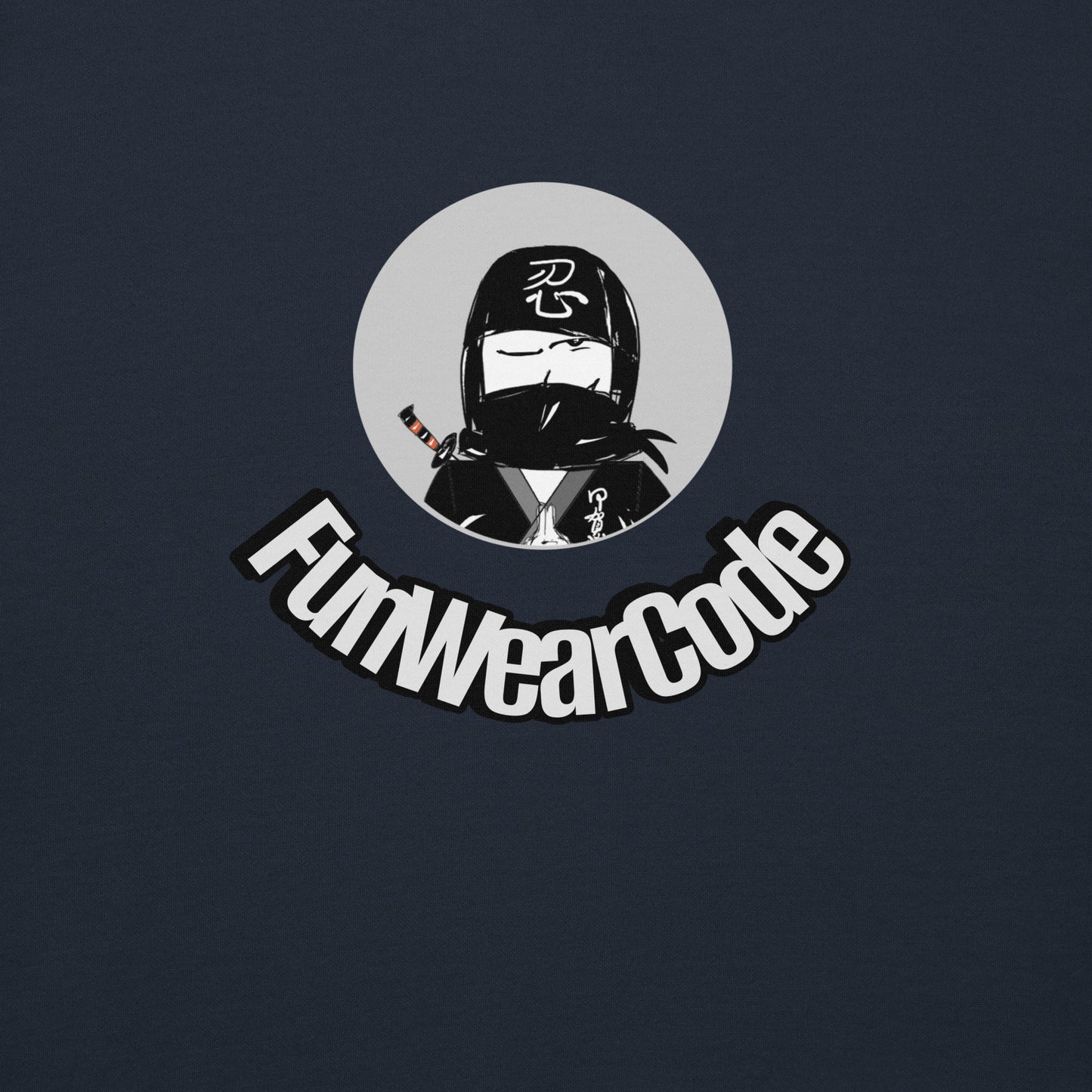 Sudadera con capucha premium: diseño gráfico ninja único y caprichoso | FunWearCode