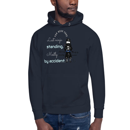 Sudadera con capucha premium: diseño gráfico ninja único y caprichoso | FunWearCode
