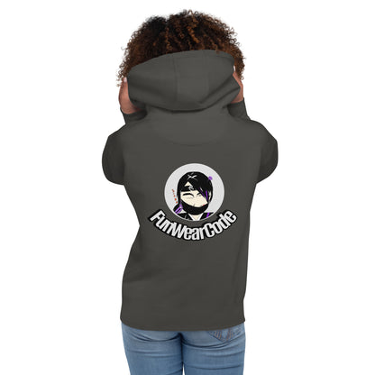 Soft & Warm Pullover Hoodie – Lady Ninja Graphic Design for Women | FunWearCode