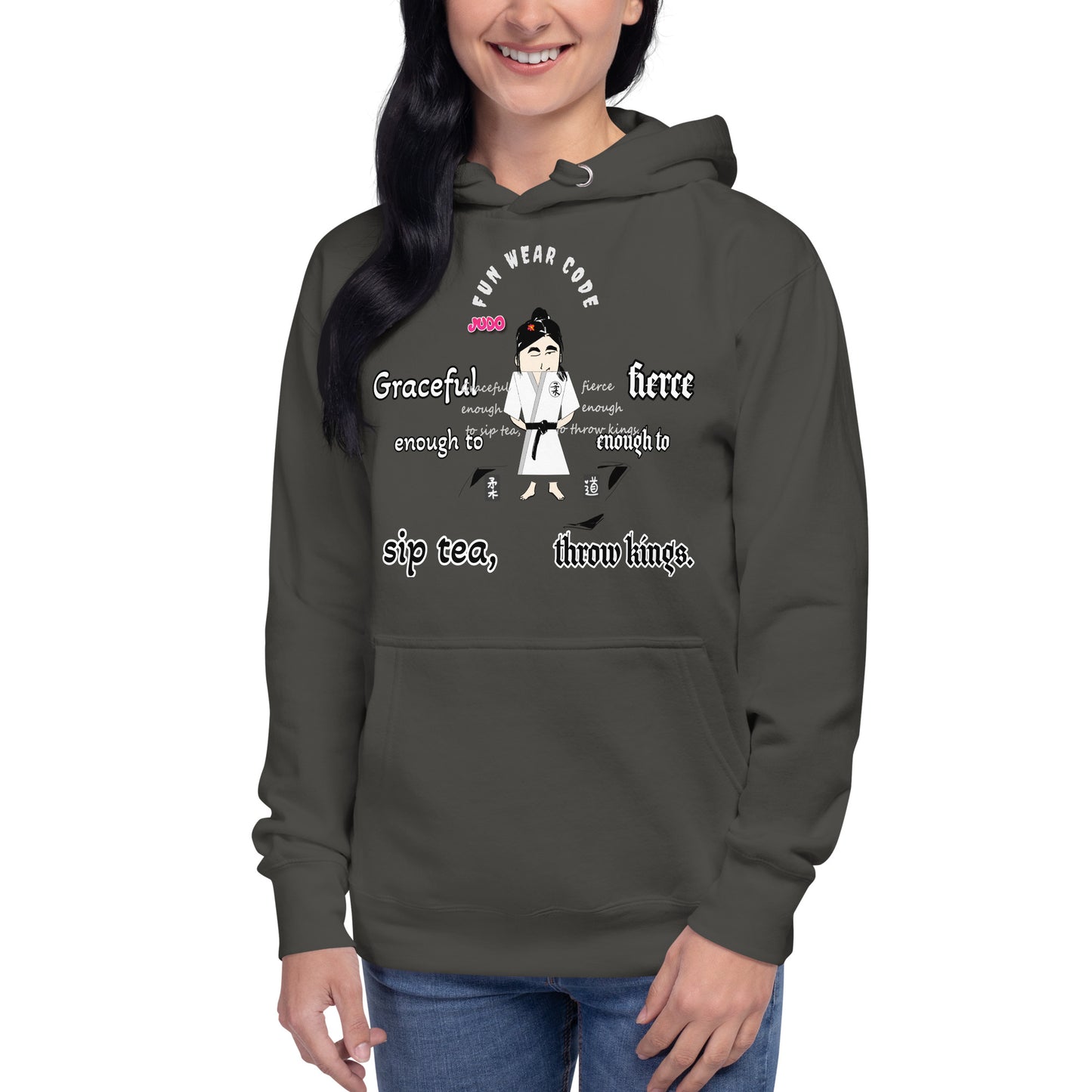 Sudadera con capucha de judo con dibujos animados – Sudadera divertida de artes marciales | FunWearCode