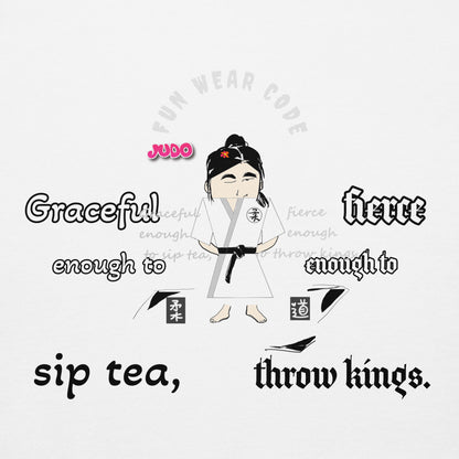 Sudadera con capucha de judo con dibujos animados – Sudadera divertida de artes marciales | FunWearCode