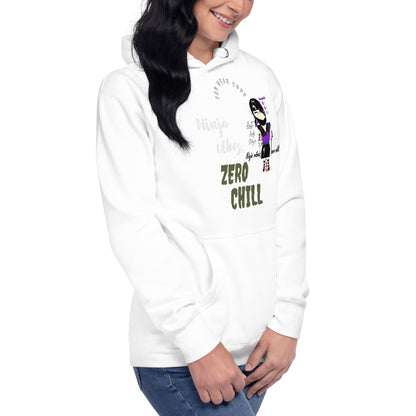 Soft & Warm Pullover Hoodie – Lady Ninja Graphic Design for Women | FunWearCode
