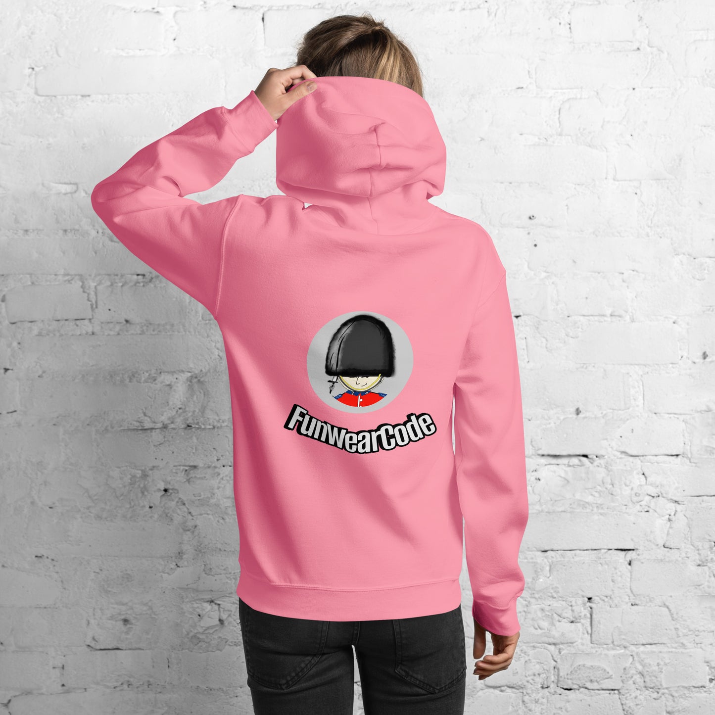 Sudadera unisex acogedora con diseño gráfico de la Guardia Real | FunWearCode