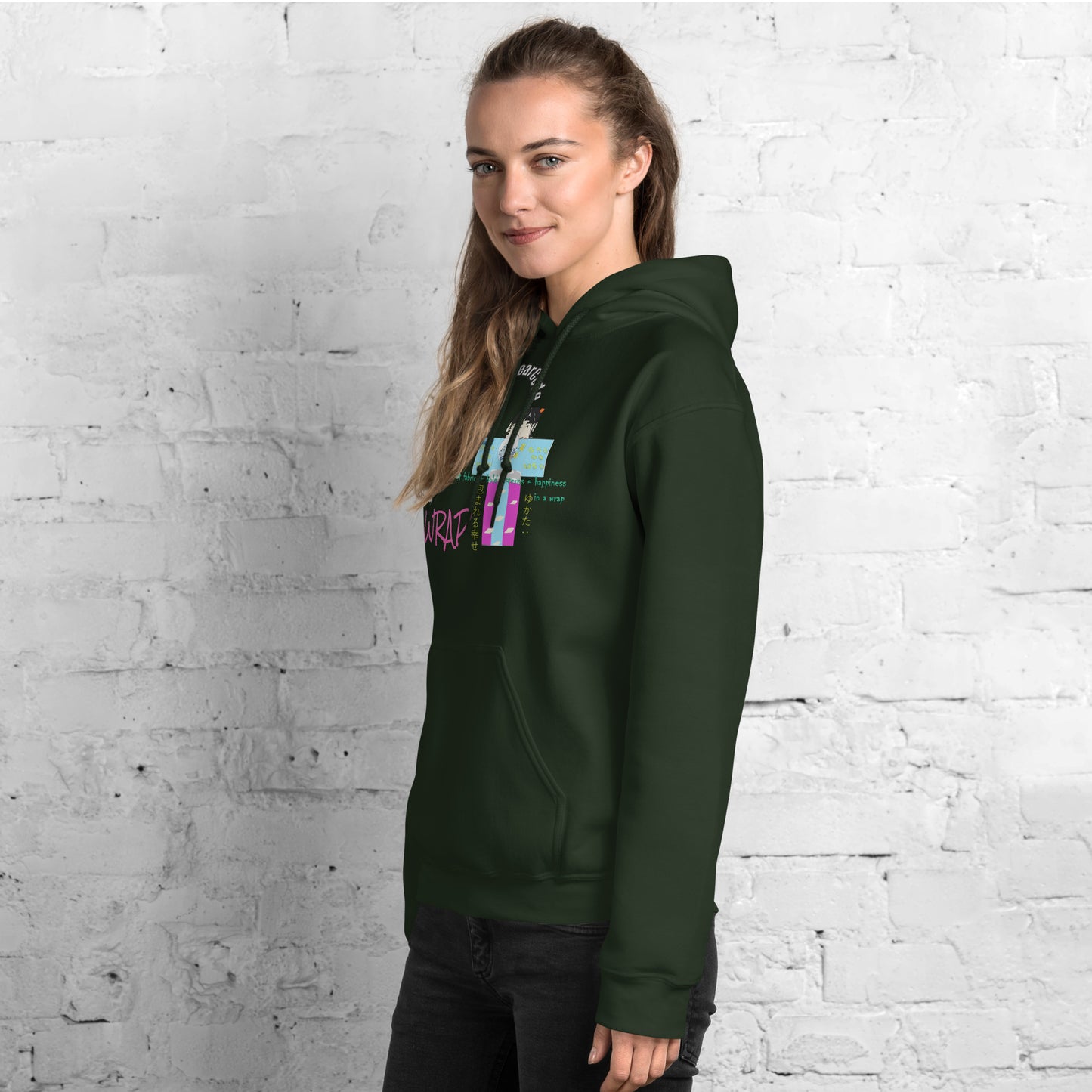 Sudadera con capucha yukata japonesa unisex: diseño icónico japonés divertido | FunWearCode