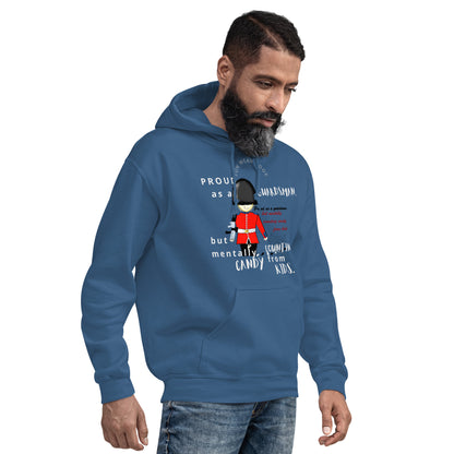 Sudadera unisex acogedora con diseño gráfico de la Guardia Real | FunWearCode
