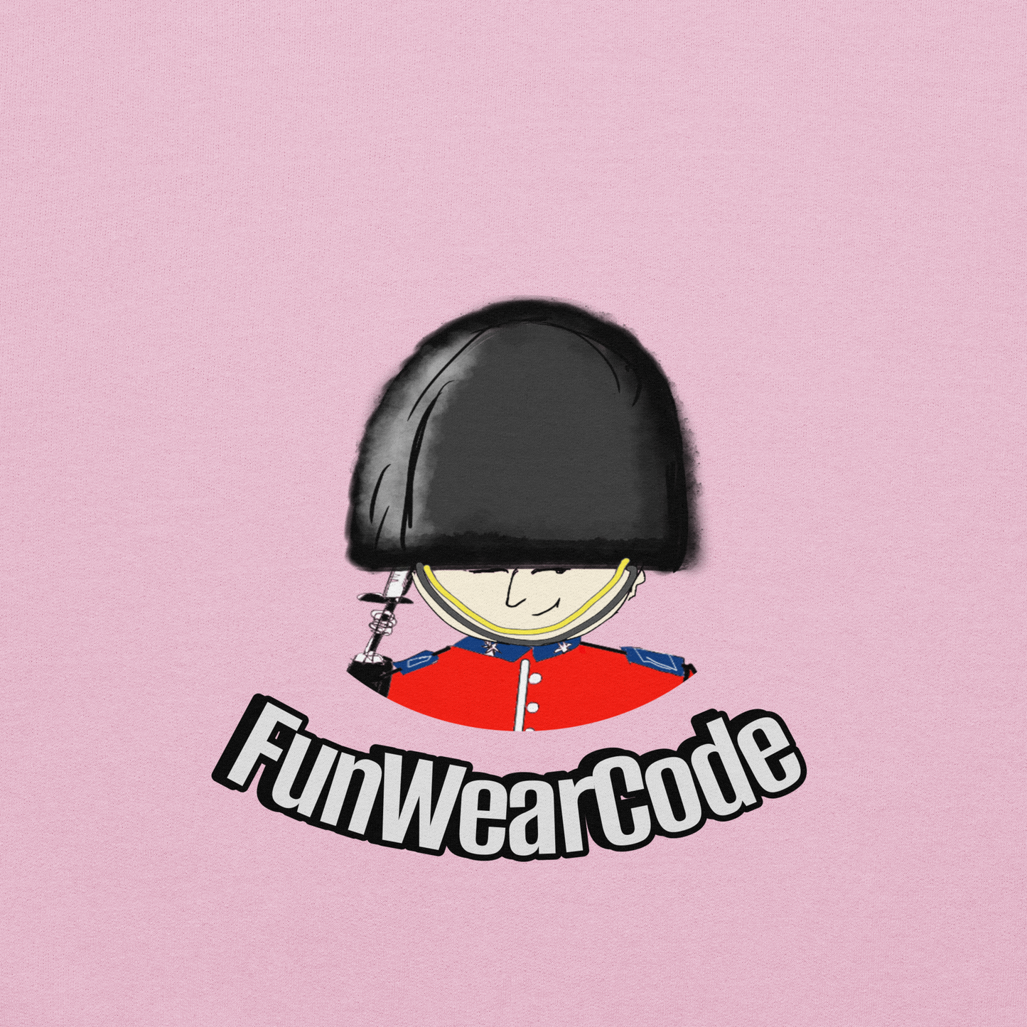 Sudadera unisex de mezcla gruesa y cómoda – Sudadera divertida de la Guardia Real | FunWearCode