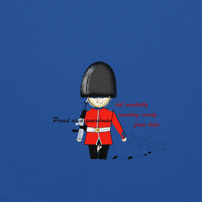 Sudadera unisex de mezcla gruesa y cómoda – Sudadera divertida de la Guardia Real | FunWearCode