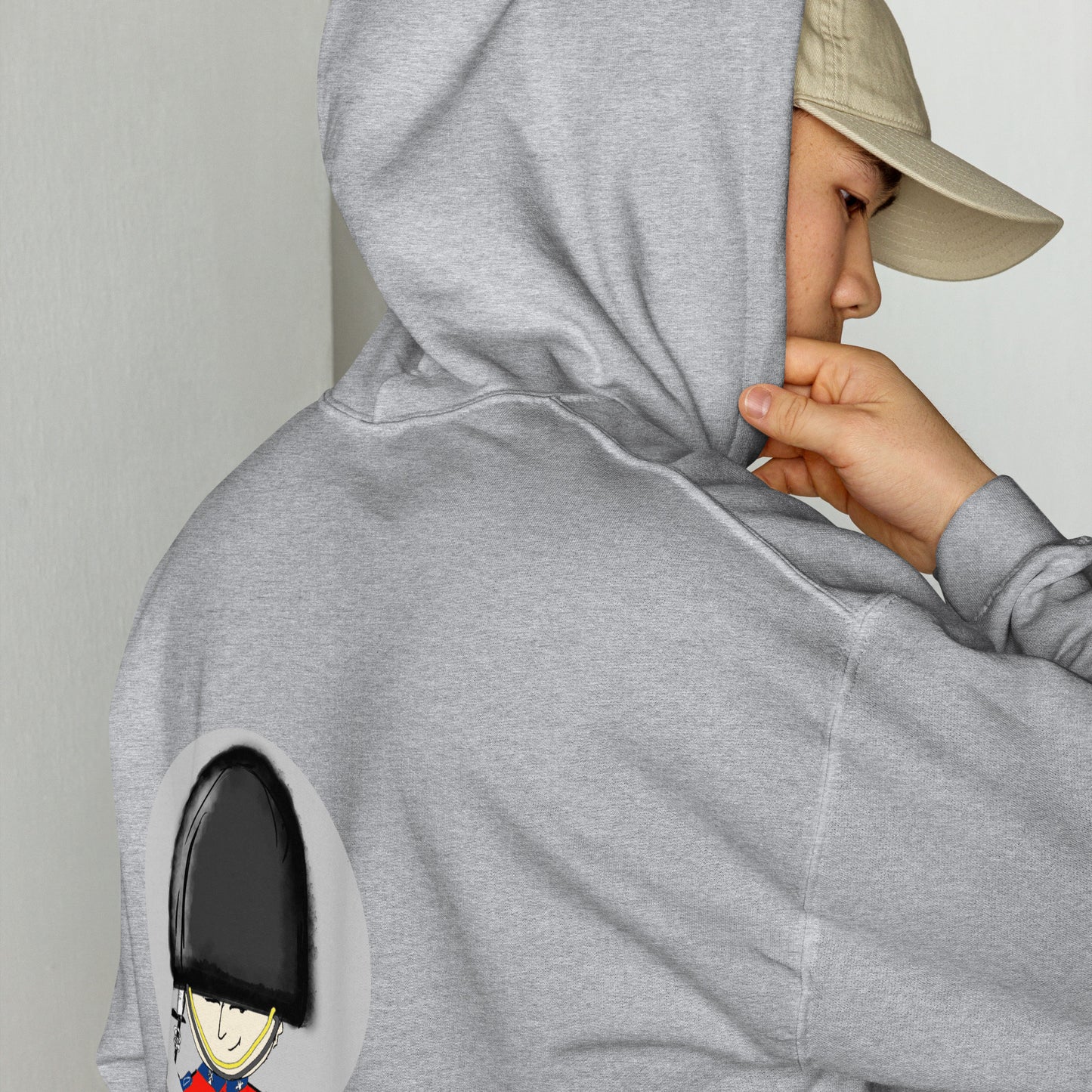 Sudadera unisex acogedora con diseño gráfico de la Guardia Real | FunWearCode