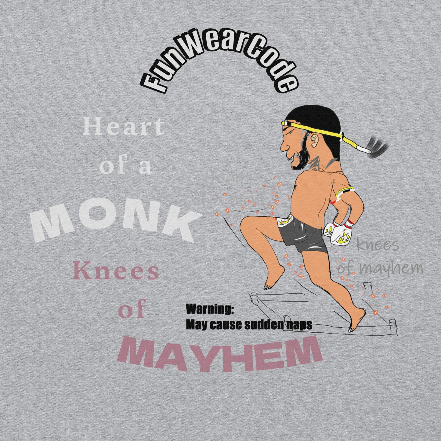 Sudadera con capucha premium - Diseño icónico tailandés, atrevido y divertido | FunWearCode