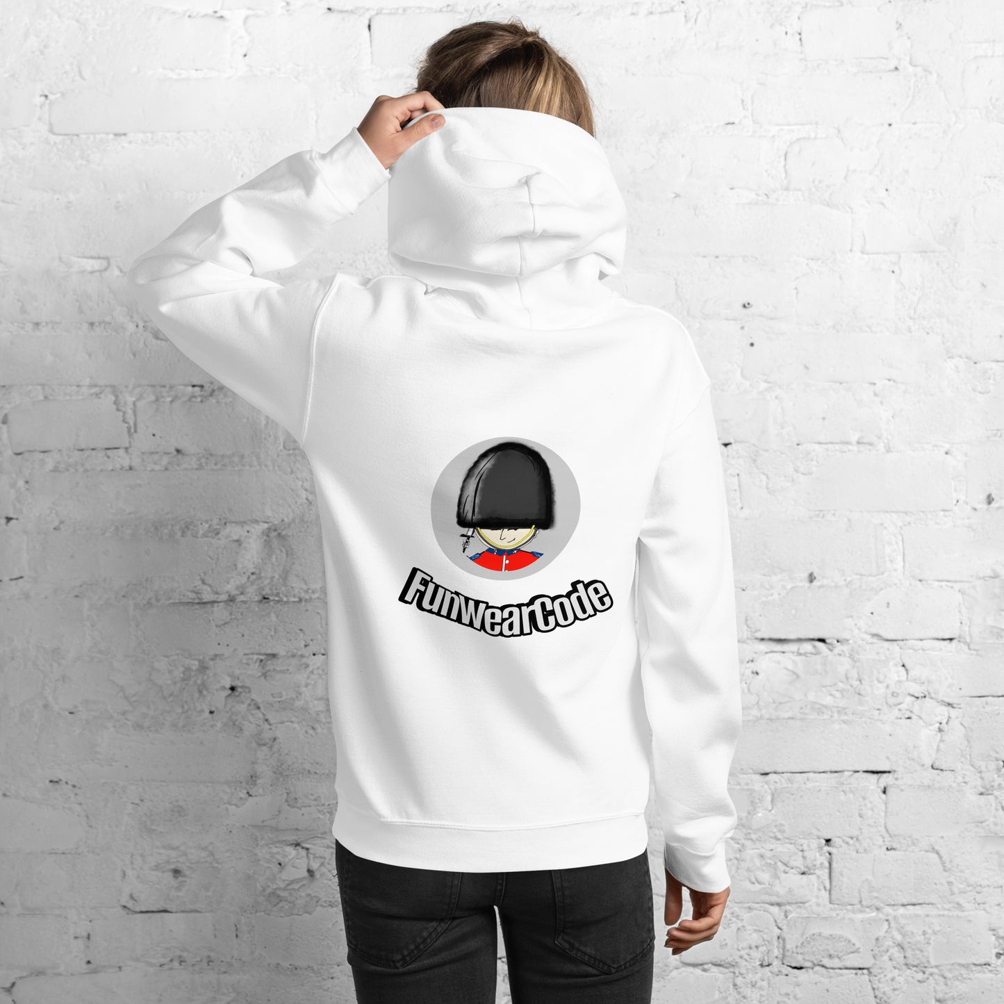 Sudadera unisex acogedora con diseño gráfico de la Guardia Real | FunWearCode