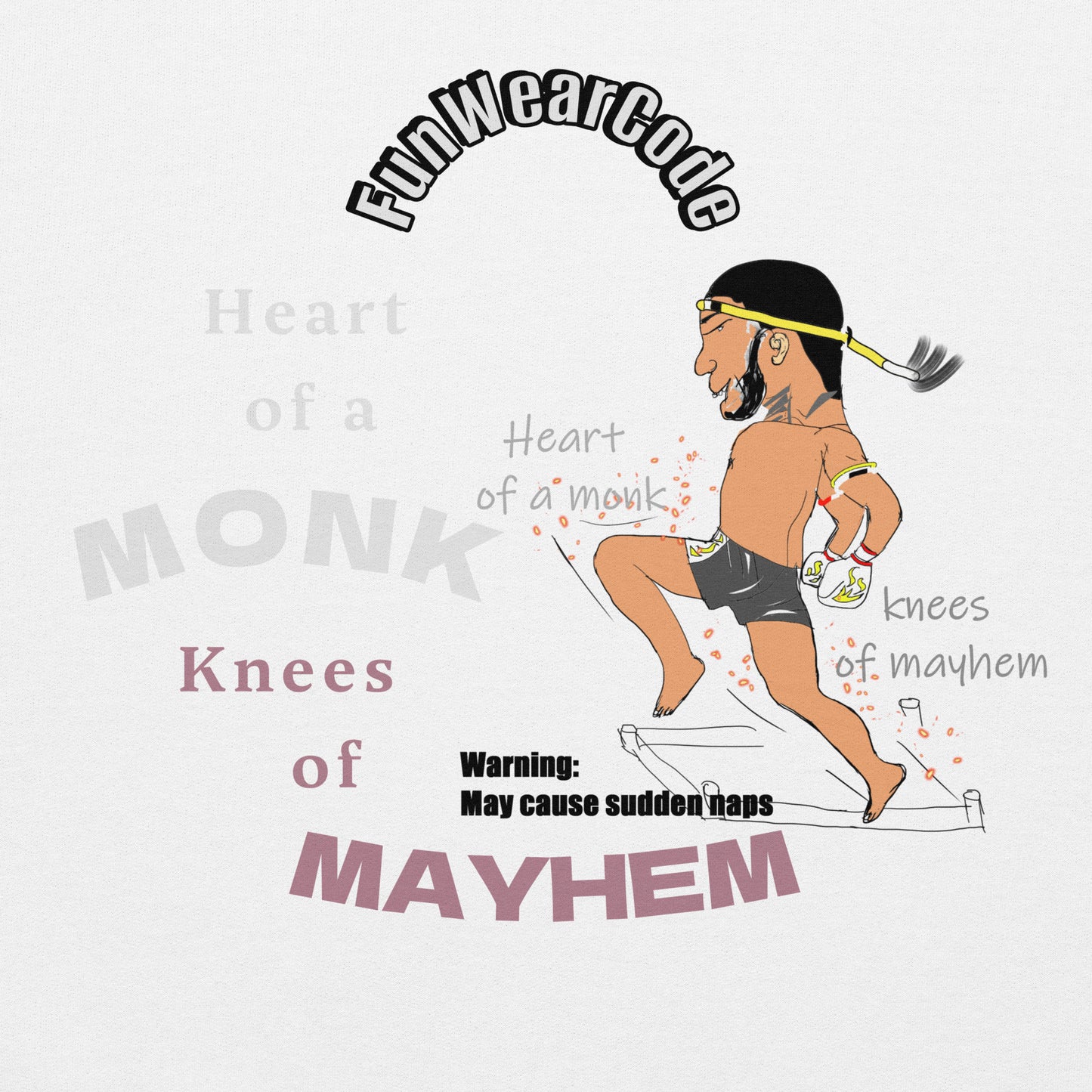 Sudadera con capucha premium - Diseño icónico tailandés, atrevido y divertido | FunWearCode