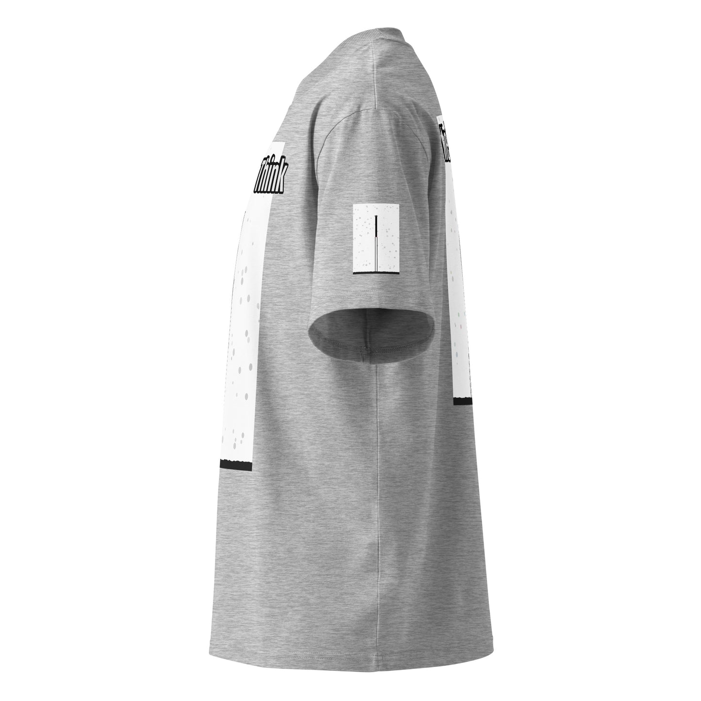 Organic Oversized High Neck T-Shirt – Human & Space Collection