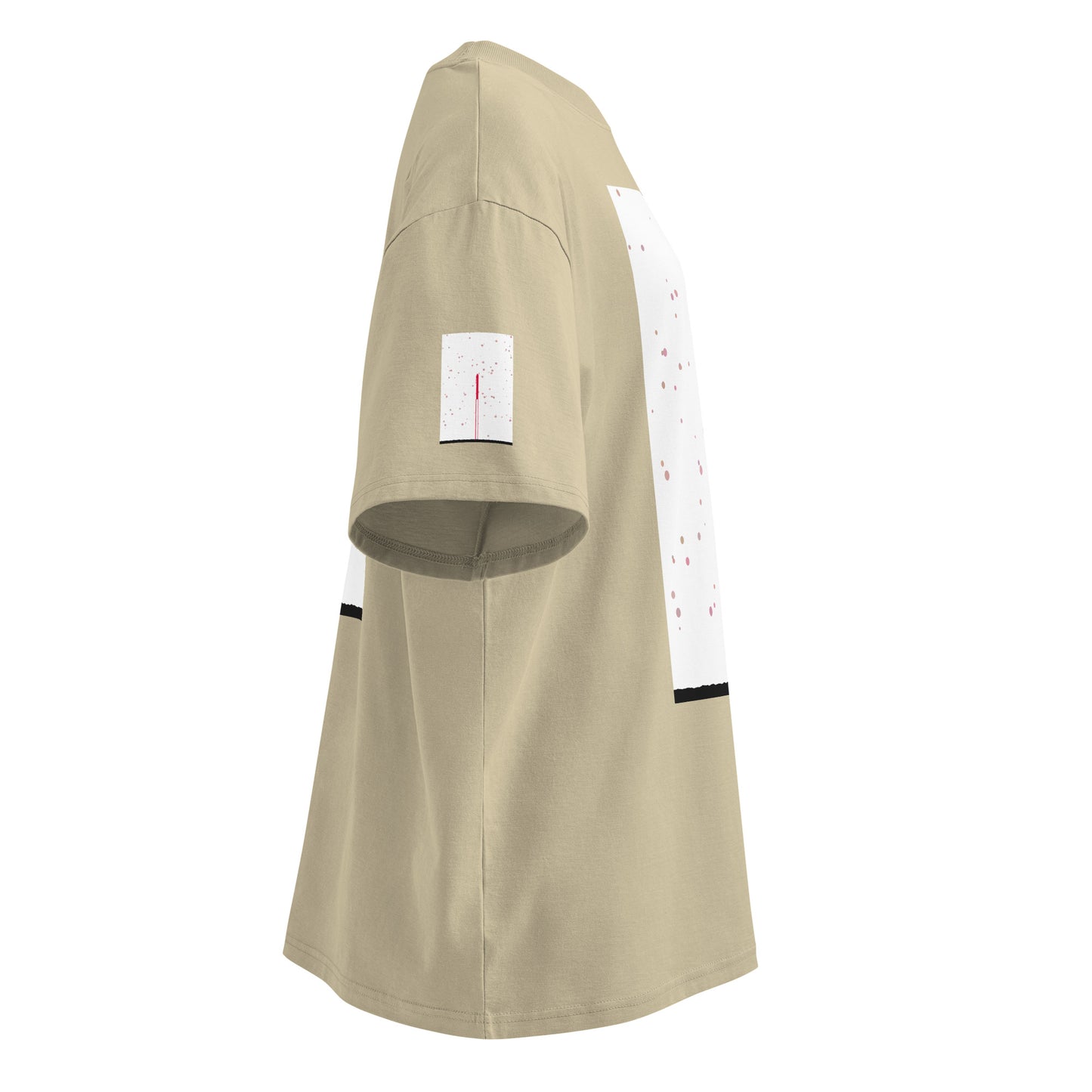 Unisex Organic Oversized High Neck T-Shirt — Human & Space 'Explore' Collection