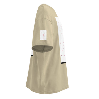 Unisex Organic Oversized High Neck T-Shirt — Human & Space 'Explore' Collection