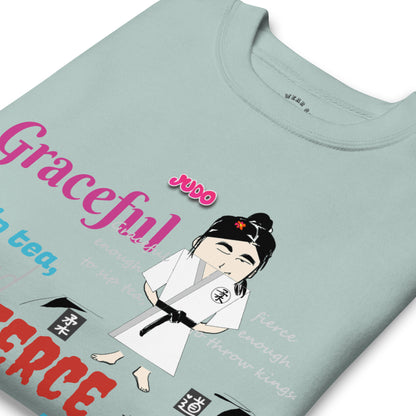 Judo Lady Long Sleeve Tee – Stylish Martial Arts Inspired Sweatshirt | FunWearCode