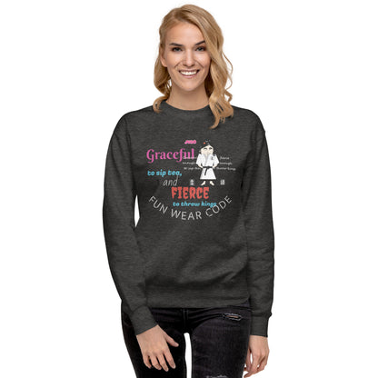 Karate Lady Long Sleeve Tee – Stylish Martial Arts Inspired Shirt | FunWearCode