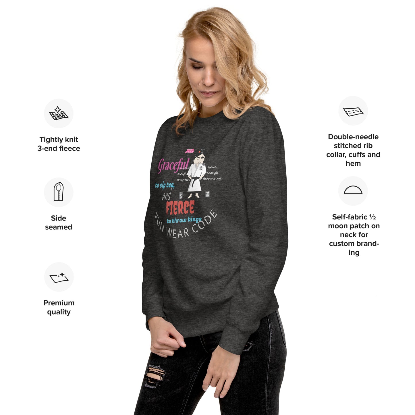 Karate Lady Long Sleeve Tee – Stylish Martial Arts Inspired Shirt | FunWearCode