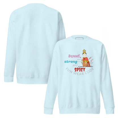 Camiseta premium de manga larga - Camiseta gráfica de mujer tailandesa divertida | FunWearCode