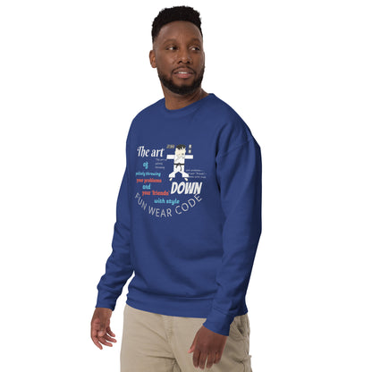 Judo Theme Long Sleeve Tee – Fun Martial Arts Shirt | FunWearCode
