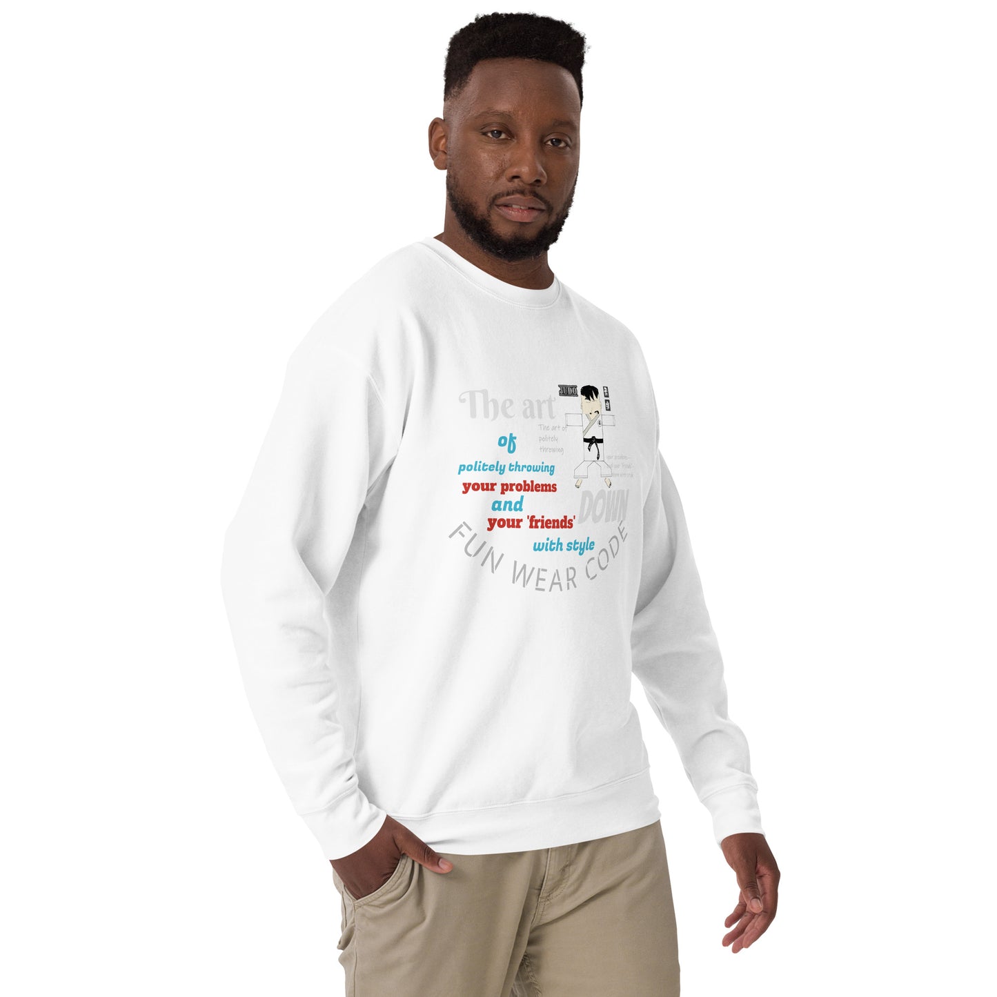 Judo Theme Long Sleeve Tee – Fun Martial Arts Shirt | FunWearCode