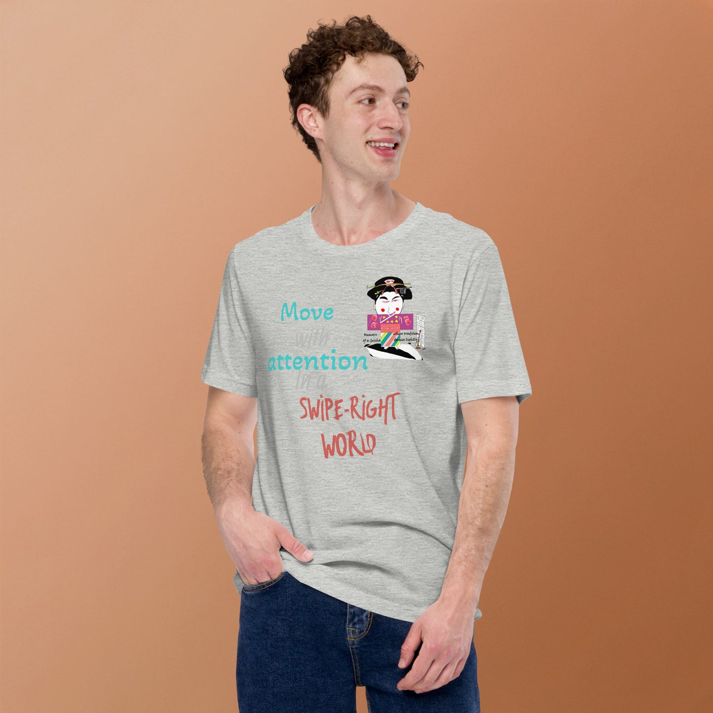 Camiseta unisex de geisha divertida - Camiseta icónica japonesa vintage | FunWearCode