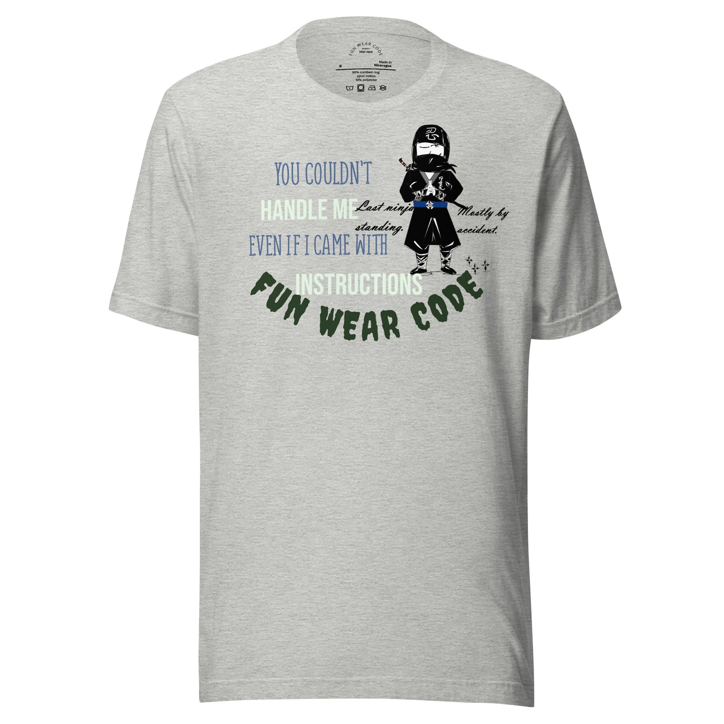 Camiseta Ninja Juguetona - Camiseta icónica de Artes Marciales Japonesas | FunWearCode