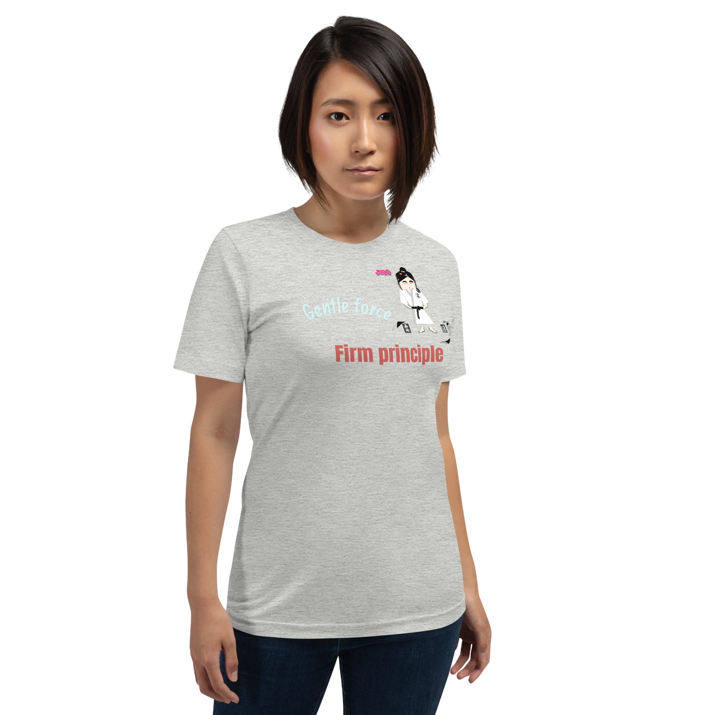 Camiseta con temática de judo para mujer: cómoda camiseta gráfica de artes marciales | FunWearCode