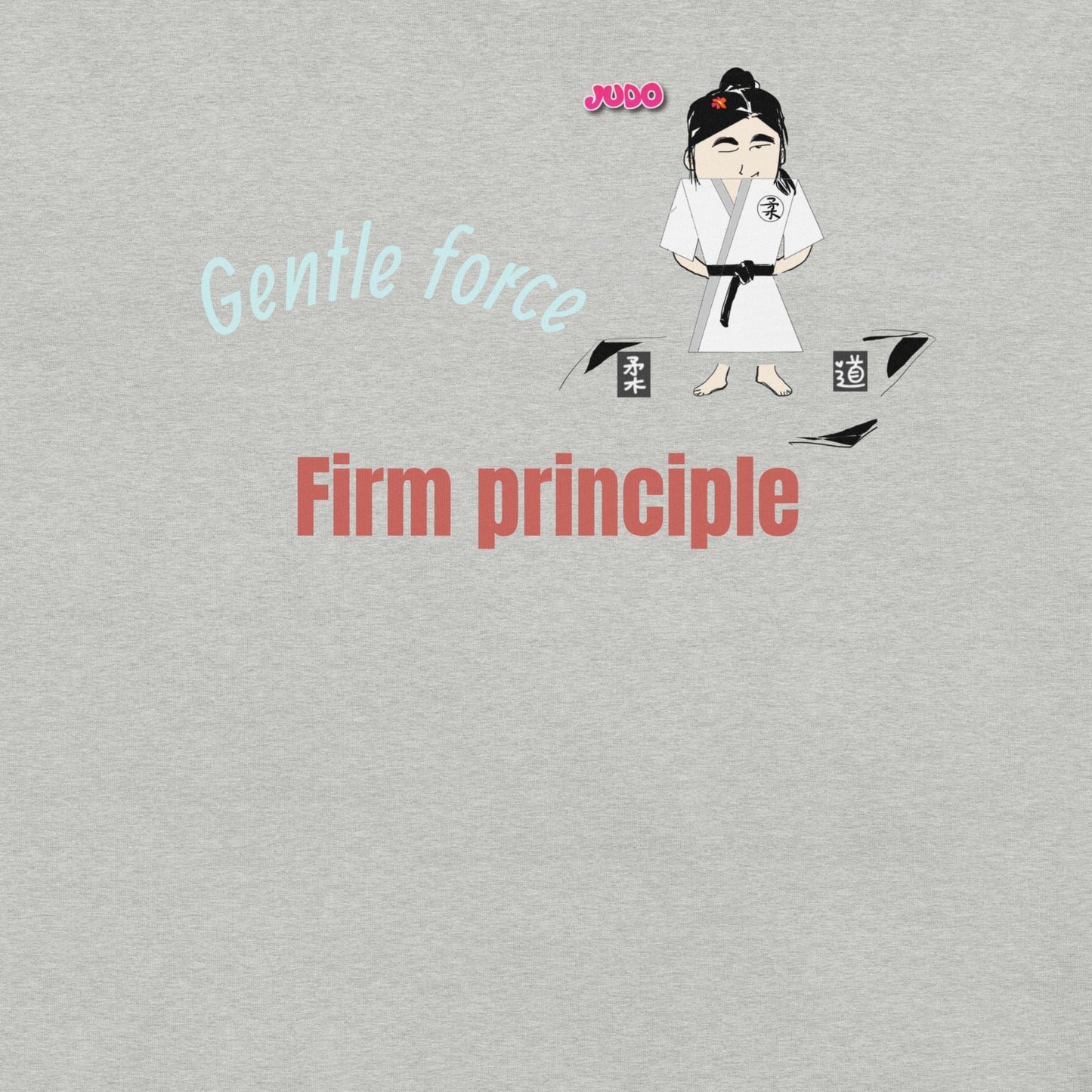 Camiseta con temática de judo para mujer: cómoda camiseta gráfica de artes marciales | FunWearCode