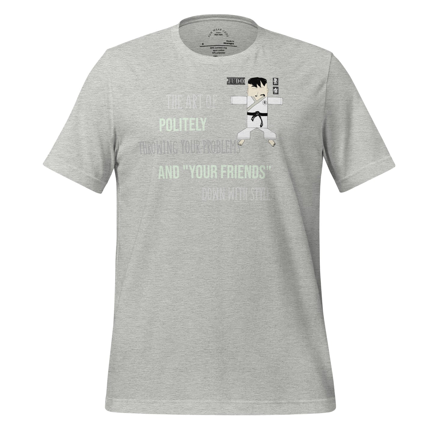 Authentic Judo Theme T-Shirt - Fun Martial Arts Graphic Tee | FunWearCode