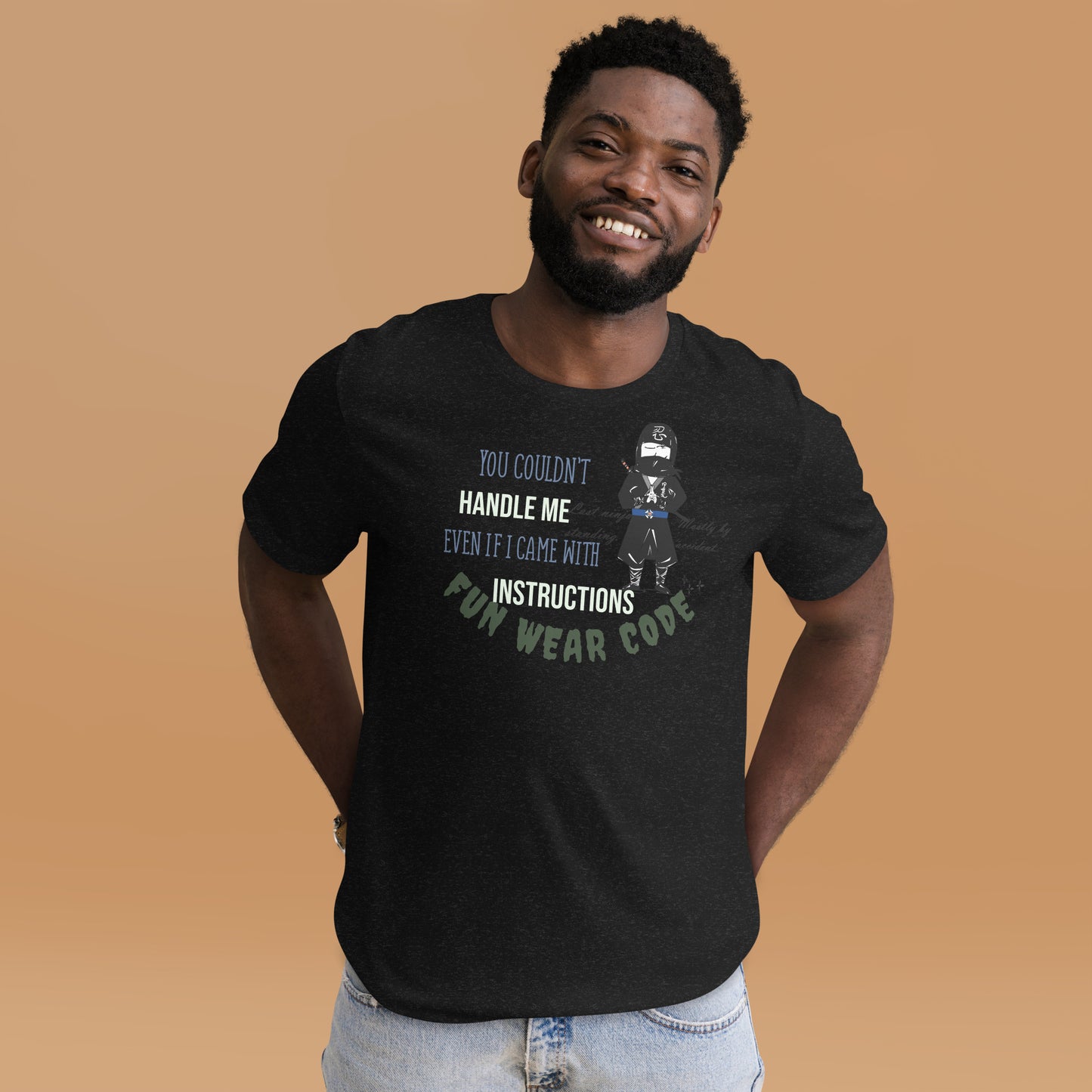 Camiseta Ninja Juguetona - Camiseta icónica de Artes Marciales Japonesas | FunWearCode