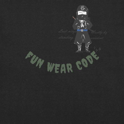 Playful Ninja Theme  T-Shirt – Japanese Martial Arts Iconic Tee | FunWearCode