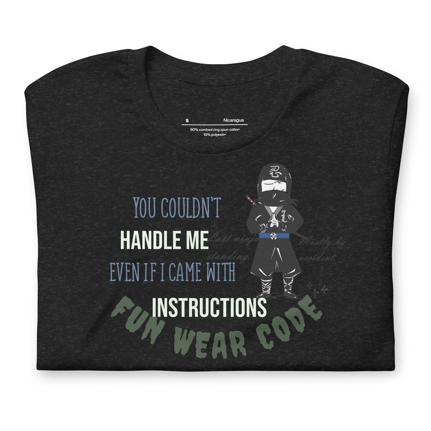 Camiseta Ninja Juguetona - Camiseta icónica de Artes Marciales Japonesas | FunWearCode