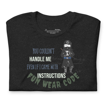 Camiseta Ninja Juguetona - Camiseta icónica de Artes Marciales Japonesas | FunWearCode