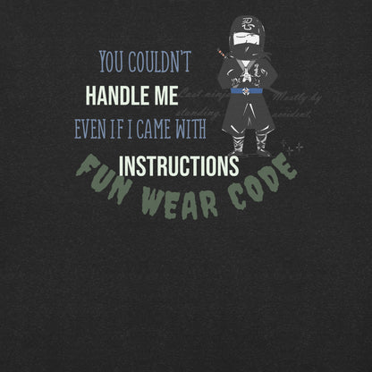Camiseta Ninja Juguetona - Camiseta icónica de Artes Marciales Japonesas | FunWearCode