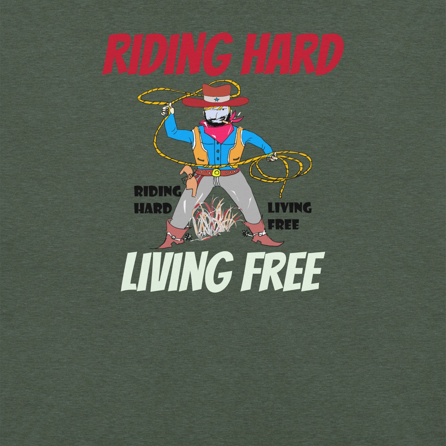 Cowboy Graphic Tee – Vintage Western Style T-Shirt | FunWearCode